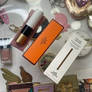 #75 HERMES Rouge Hermes SILKY LIPSTICK SHINE SHEER COLOR rouge Amazone BRILLANT